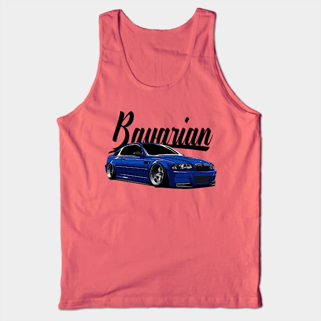 BMW E46 - PAPAYA STREETART Tank Top by papayastreetart